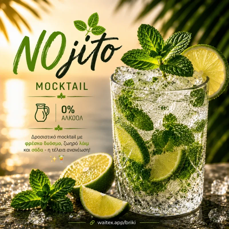 NOjito από το μενού του Briki
