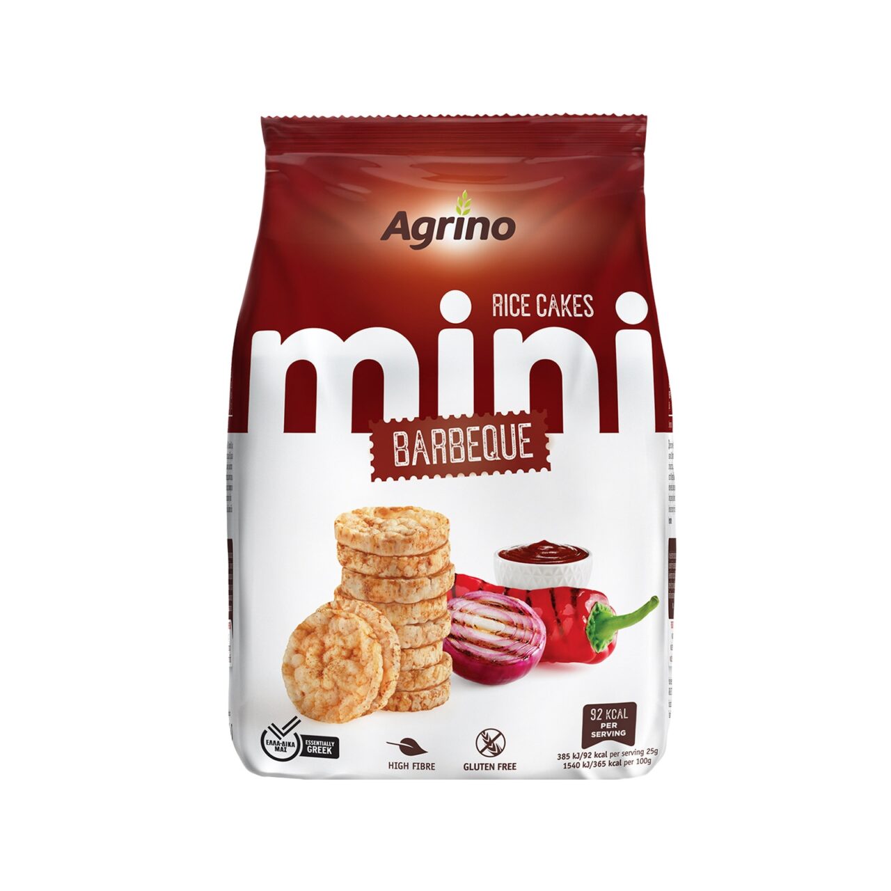 Agrino Ρυζογκοφρέτες Mini με Γεύση Barbeque Χωρίς Γλουτένη 50γρ.
