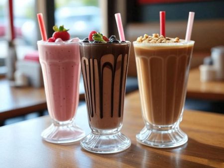 Milkshake Strawberry Chocolate Caramel