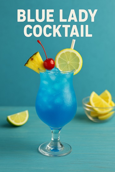 Blue Lady Cocktail